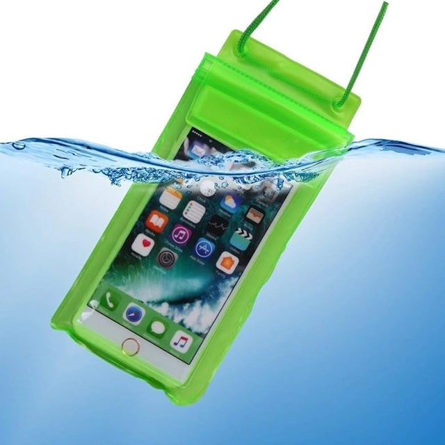 PVC Waterproof Sealed Rain Protection Cover for Mobile (Multicolor)